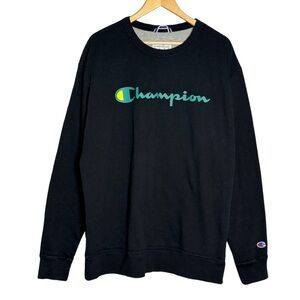 Champion Black Crewneck Men's Sweater